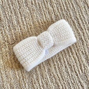 ❄️ French Connection Woven Bow Winter Headband